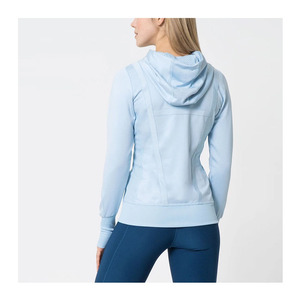 Sweat-shirts et sweats à capuche pour femmes THANI AEIL SPORTS WEAR, nouvelle conception de haute qualité, mélange de spandex/coton, fermeture éclair quart, 300g, hiver - Product Image 2