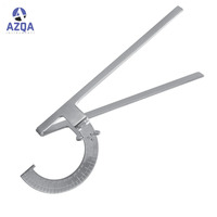 Calibre Castroviejo en acier inoxydable pour usage dentaire, 0-40 mm, instrument de mesure gradué, outil chirurgical droit, fabriqué au Pakistan