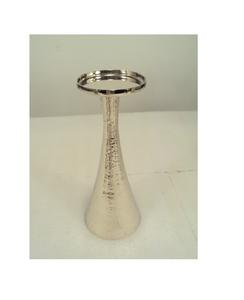 Modern Iron <b>Taper</b> <b>Candle</b> Holder Cone Candlestick Decor Nickel Plated - Product Image 1