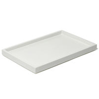 Plateau à thé rectangulaire moderne en laque, personnalisable, écologique, pour le rangement et le service, avec logo personnalisé