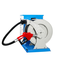 AOCHENG Distributeur de carburant mobile 12V haute pression pour les secteurs maritime et automobile, avec enrouleur de tuyau, unité intelligente, buse et kit OEM