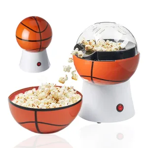 Beste Basketbal Vorm Draagbare Professionele Prive Elektrische Huishoudelijke Mini Flavored Popcorn Machine