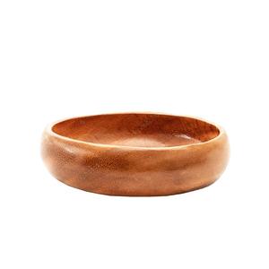 Hotels <b>and</b> Restaurants Tableware Wooden <b>Salad</b> <b>and</b> Casserole Serving Wooden <b>Bowl</b> Dinnerware Food <b>Server</b> Large <b>Bowl</b> - Product Image 1