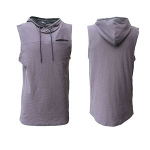 Sweat-shirt à capuche pour hommes, vêtements de sport, sans manches, avec Logo personnalisé imprimé, de haute qualité, nouvelle collection, été, - Product Image 1