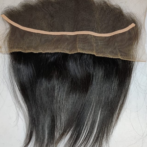 Extensiones de cabello humano brasileño 100% recto para encaje Frontal doble dibujado indio Remy cabello suave envío gratis - Product Image 2