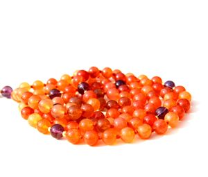 Collar Mala de piedras preciosas naturales 108 cuentas anudadas perla curación piedra de cristal estilo religioso moda fiesta ocasiones regalos - Product Image 4
