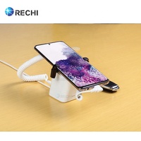 RECHI système d'alarme d'affichage de sécurité de téléphone portable autonome avec pince pour affichage antivol de téléphone intelligent support sécurisé