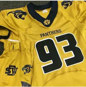 Uniformes de fútbol americano, jersey de sarga, uniforme de fútbol americano, sublimación, aparejos de sarga - Product Image 3