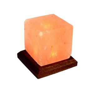 Block Salt Lamp With Wooden Base High Quality Block Lamp-Sian Enterprises - Product Image 3
