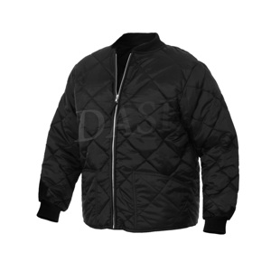 Custom Design Nylon Shell Padded Bomber <b>Jacket</b> Mens 2026 Wholesale Solid Black Premium Custom Quality - Product Image 4