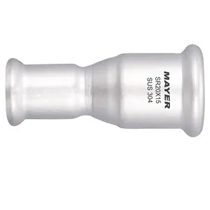 Offres Spéciales de haute qualité en acier inoxydable couplage pipeline fittinf pour matériel de plomberie 304/316l