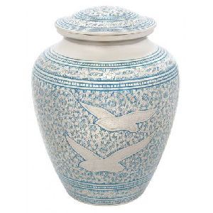 Vente en gros d'urne funéraire en métal gravée de roses pour adultes, présentoir commémoratif personnalisé pour services funéraires - Product Image 5