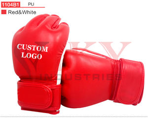 Gants de boxe MMA en cuir véritable ou PU / Muay Thai Kick Boxing - Product Image 4