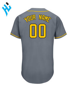 En gros D'entraînement de L'équipe De Sport De Mode Maillot De Baseball 100% Coton Vêtements D'équipe Personnalisé Sublimé Maillot De Baseball par Huzaima - Product Image 2