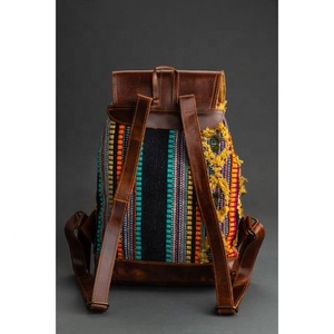 LW Handcrafted Genuine Leather High Quality <b>Backpack</b> Unisex Trending <b>Backpack</b> Multi Color Different <b>Compartment</b> - Product Image 4