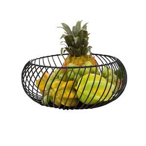 Panier à fruits en métal de qualité supérieure, sculpté à la main, décoratif, en fil métallique argenté, profond, pour le rangement des fruits, support de panier à fruits - Product Image 6