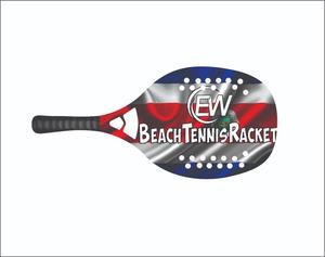 Raquettes de beach tennis avec face en fibre de carbone de 20 mm, poignée en fibre de carbone, filet en fibre de verre, poids 320-340 g, longueur 50 cm - Product Image 6