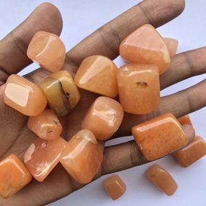 หินอะเวนเจอรีนสีส้มธรรมชาติขนาด 10 มม. 20 มม. ขัดเงา ขายส่งจำนวนมาก ราคาโรงงาน แท้ ออนไลน์ตอนนี้ - Product Image 1