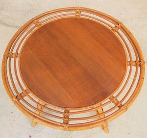 ขายส่งโต๊ะไม้และหวาย,หวายหวายตาราง,เฟอร์นิเจอร์หวาย - Product Image 4