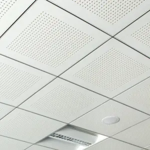 Systèmes de plafonds suspendus Gypse Faux plafond Gypse Plaque de plâtre Feuille de plafond suspendu