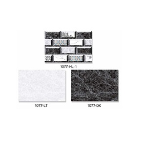 Azulejos de pared de salón decorativos de cerámica con aspecto de ladrillo de color negro 30x45cm - Product Image 1