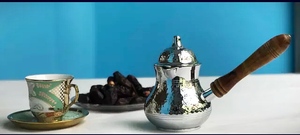 Itop — chauffe-café en laiton, ensemble de deux pièces pour la cuisine, couleur or et argent, design tendance, outils de thé - Product Image 4