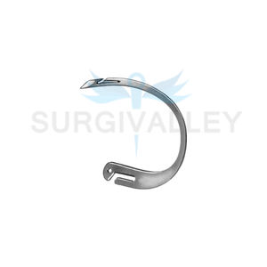 Pemegang jarum bumerang muda 25cm, instrumen bedah Stainless Steel jahitan presisi - Product Image 3