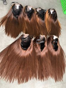 Extensiones de Cabello Remy Vietnamita de Color Natural, Doble Trama a Máquina, para Peluca - Product Image 5
