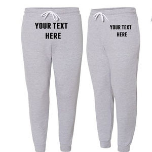 BELLA + CANVAS-Unisex Joggers-Personalized Custom Print-Custom Sweatpants Customize Joggers-Personalized Jogger-<b>Mens</b> - Product Image 1