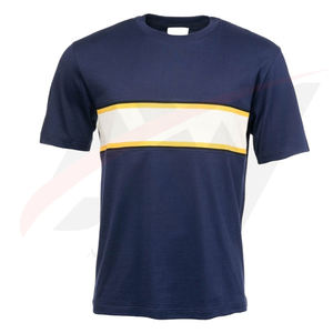 Camisetas de gimnasio de algodón con estampado de logotipo personalizado de alta calidad para hombre, ropa de verano de manga corta con dos colores al por mayor - Product Image 1