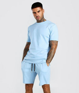 Ensemble chemise et short d'été pour homme de haute qualité avec logo personnalisé, design léger - Product Image 2