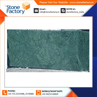 Dalle de marbre vert unique de haute qualité garantie d'un an pour les carreaux de sol de la salle à manger fabriqués par Best India Exterior Interior Use