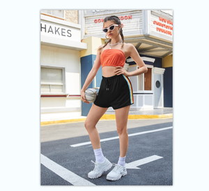 Shorts de sport pour femmes en gros nouvelle Collection d'été grande taille personnalisée en vrac coton polaire en plein air Jogging éponge française - Product Image 6