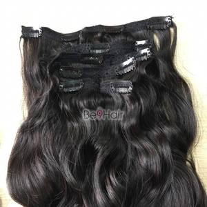 Wholesale Silky Straight Wave Vietnamese <b>Remy</b> <b>Human</b> <b>Hair</b> <b>Extensions</b> for Black Women Clip-In Wefted Bundle - Product Image 1