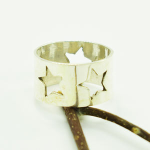 Bague Design étoile en argent Sterling 925, vente en gros, bracelet solide, cadeau d'anniversaire pour hommes femmes, bijoux unis pour unisexe - Product Image 3