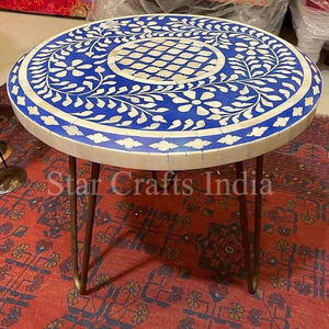 Mopa redonda con incrustaciones de resina sobre madera, hecha a mano, la mejor calidad, nuevo diseño, venta al por mayor, mesa de centro - Product Image 6