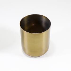 Iron Metal <b>Candle</b> Jars Customized Logo <b>Candle</b> <b>Tins</b> Custom Brass Colored Coated <b>Candle</b> Containers Jars From India - Product Image 1