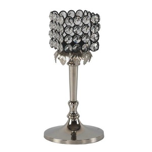 Handmade Metal Candle Holders <b>Silver</b> Flower Design for Home Decoration Wholesale Personalized Custom Low Price Candles Holders - Product Image 3