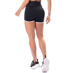 Short de yoga taille haute avec logo personnalisé de haute qualité pour femmes Nouvelle tendance Active Gym Running Wears Respirant Feature Pattern - Product Image 5