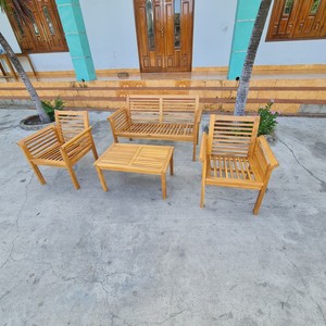 Ensemble de mobilier de jardin, table patio, restaurant, moderne, avec chaises en aluminium, set de salle à manger - Product Image 6