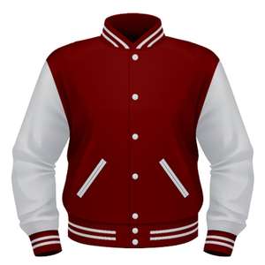 เสื้อแจ็กเก็ตเบสบอลของผู้ชายเสื้อบอมเบอร์ขนาดใหญ่พิเศษพร้อมโลโก้ออกแบบได้ตามต้องการ - Product Image 1