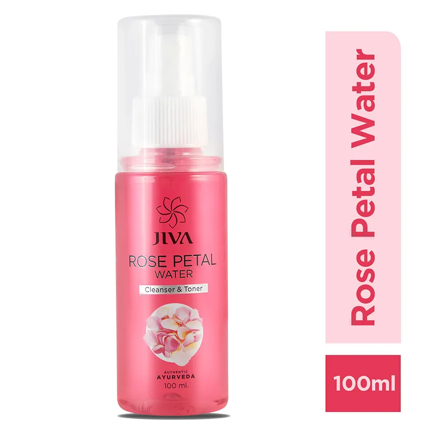 Jiva Ayurveda Rose Petal Water-Toner Voor Koele, Schone Huid, Bulk Huid Toner Leverancier India.