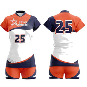 Uniforme de Voleibol Reversible Personalizable para Mujeres Niñas Jóvenes Tallas Grandes Jersey Transpirable Uniforme de Voleibol de Diseño Personalizado - Product Image 5