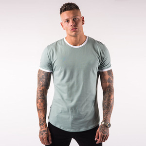 T-shirt en jersey décontracté pour homme grande taille avec impression DTG personnalisée, coupe classique, manches courtes, respirant, écologique - Product Image 2
