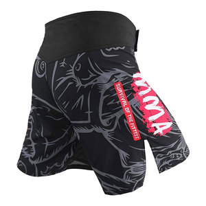 Pantalones cortos y bañadores de Muay Thai con logotipo personalizado al por mayor, ropa de gimnasio para entrenamiento de artes marciales MMA y boxeo para adultos, OEM disponible - Product Image 4