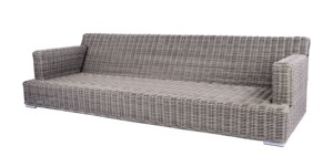 Patio boda al aire libre jardín hotel muebles de ratán sofá clásico - Product Image 2