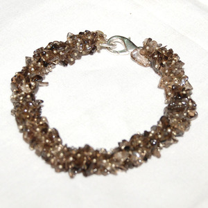 Buy Wholesale Smokey Quartz Chips <b>Bracelets</b> for Gift Purpose - Product Image 1