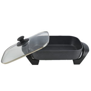 <strong>Electric</strong> Frying <strong>Pan</strong> Stove Use Non-stick Fry <strong>Pan</strong> Non-Stick <strong>Cooking</strong> With Glass Cover <strong>for</strong> Cookingeasy to Wash Nonstick Surfa - Product Image 2