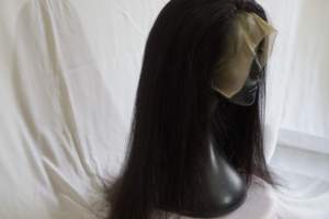 Alta calidad India Raw Virgin Remy Hair Pelucas frontales Encaje completo Negro Mujeres Extensiones de cabello humano recto - Product Image 4