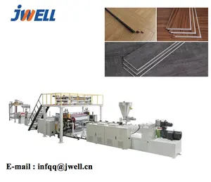 JWELL vinyl SPC / LVT flooring tile production line / machine